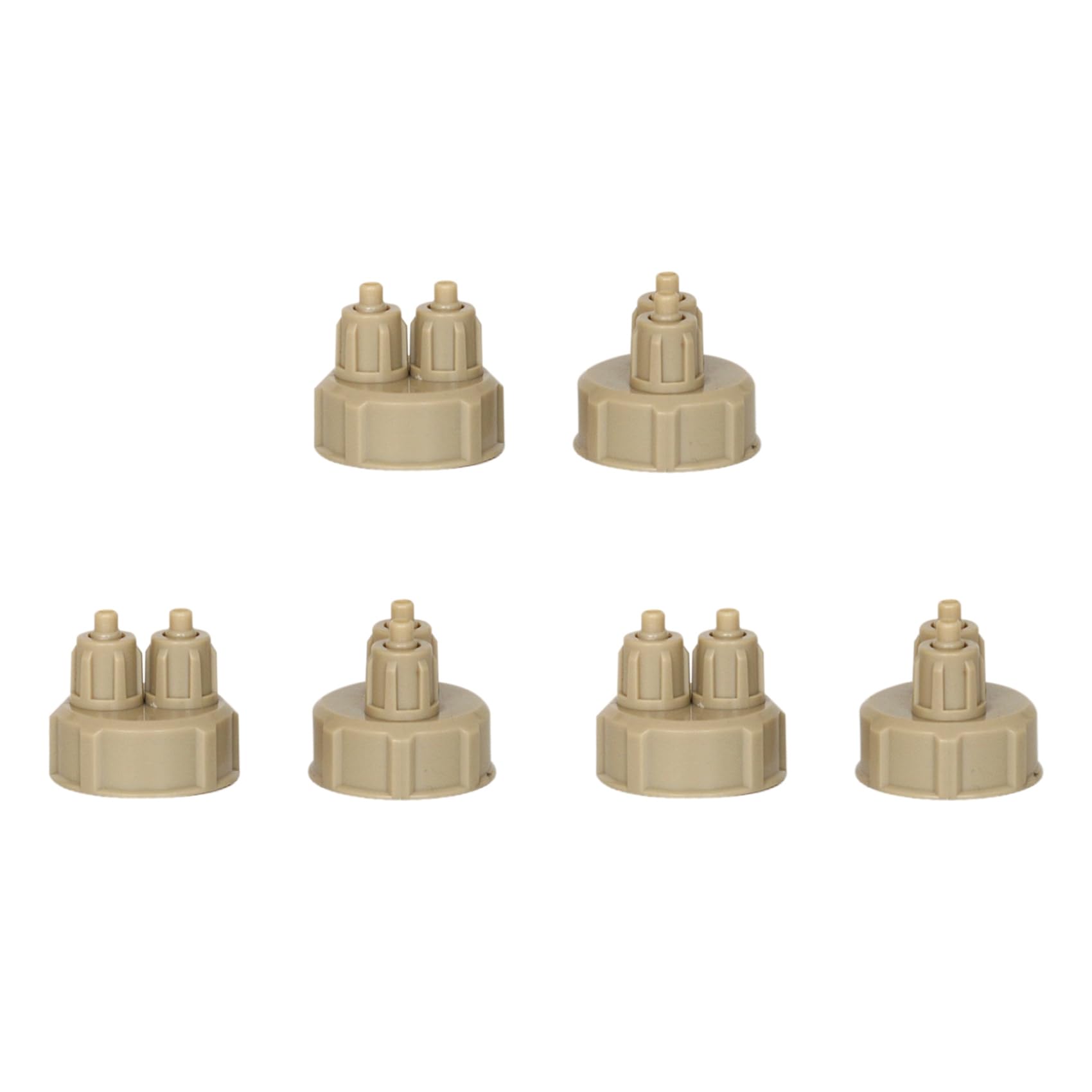 Hndhbfgrt Aquarium Multifunction 6Pc DIY CO2 System Kits Generator Bottle Cap Fish Tank Carbon Dioxide DIY Reactor Quick Cap