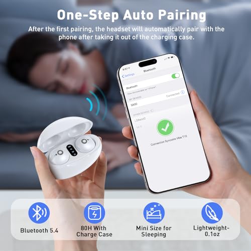 Mykindult Sleep Headphones, Wireless Sleep Earbuds For Side Sleepers thumb #4