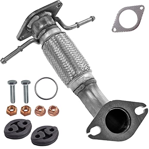 BESTPRICE 1x Tubo de escape incl. tubo flexible Tubo de escape con material de montaje Compatible con FORD MONDEO Mk3 (B5Y), MONDEO Mk3 berlina (B4Y), MONDEO Mk3 Turnier (BWY)