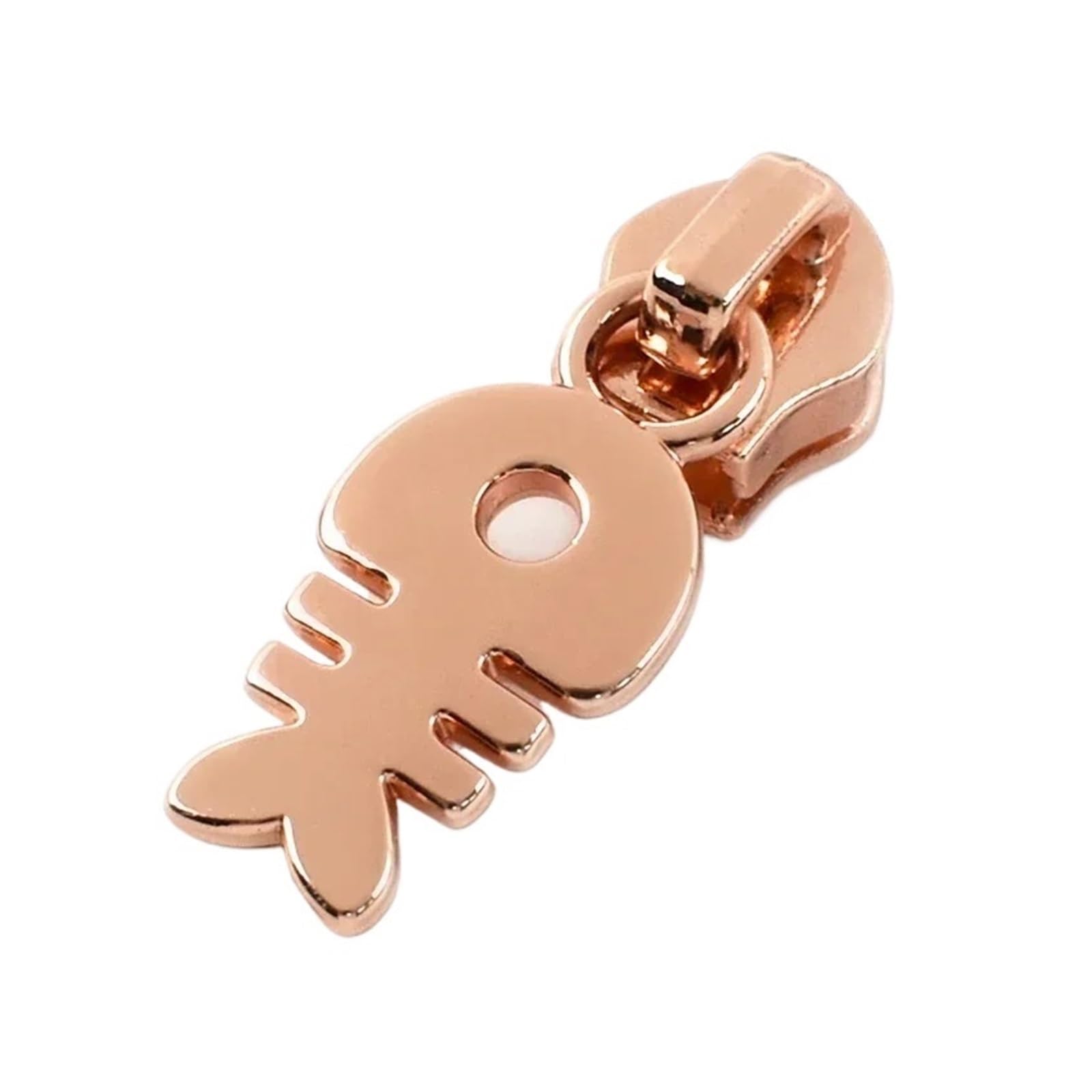 10 Cursori for Cerniere 5# for Borse for Indumenti Con In Nylon, Sostituiscono I Kit Di Riparazione Della Testa Dell'estrattore Accessori Hardware Fai Da Te(XP071-RoseGold)
