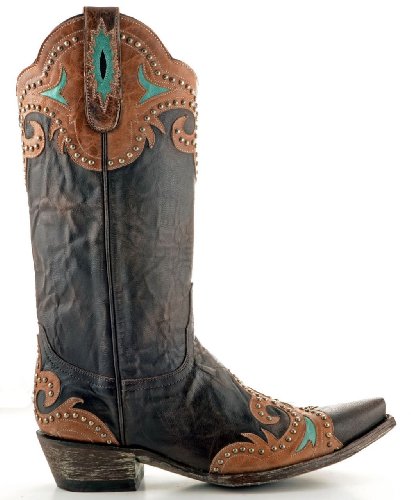 Old Gringo Women's Taka Brown Stud L814-1 Boots Size 7.5 #TOP1