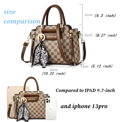 Phevos Women Handbags And Purse Tote Bags Ladies Satchel Shoulder Bag Retro Top Handle Hobo Purse #TOP5