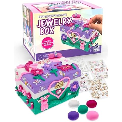 PURPLE LADYBUG Customisable Jewellery Box Craft Kit Cover