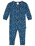 Schiesser Baby-Mädchen Anzug mit Vario Fuß Zweiteiliger Schlafanzug, Blau (Dunkelblau 803), 62 (Herstellergröße: 062)