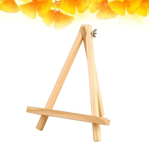 Miniatura 9 de NUOBESTY Caballete de madera de bambú para pintura infantil, 1 unidad