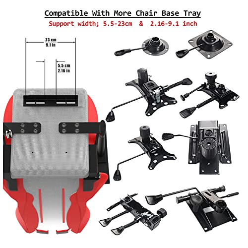 EG STARTS Flight Sim Chair Mounts Center Joystick Chair Mount T-Flight Hotas 4 & Warthog Flight Stick & T16000M FCS & TCA Sidestick Airbus Edition & VKB Gunfighter pro MK 3 Stick - Image 6