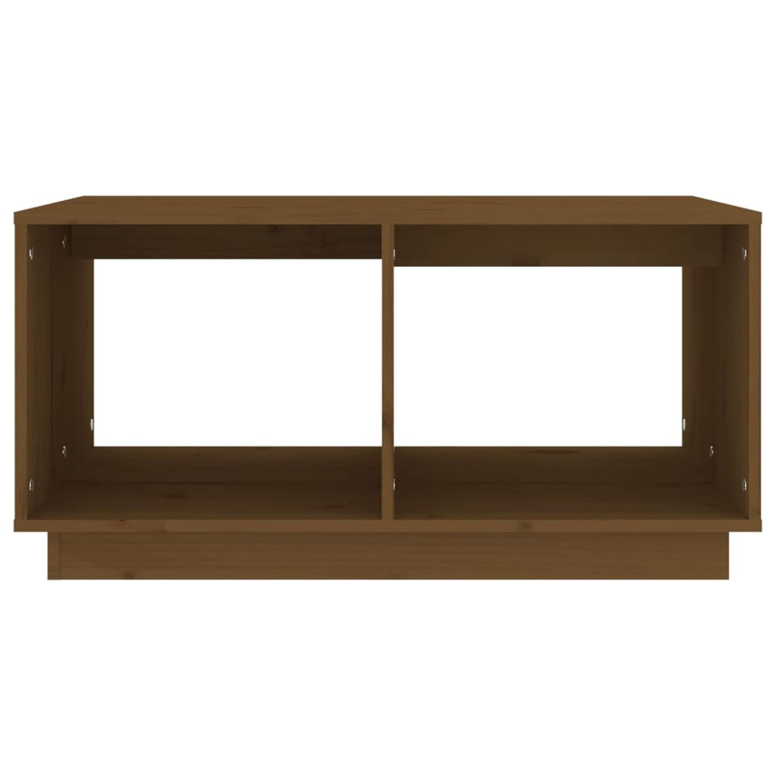 Homgoday Stolik kawowy z litego drewna sosnowego brązowy Miód 80 x 50 x 40 cm, Konsola pomocnicza Stolik do salonu Stolik kawowy Herbata Kawa Sofa Salon Meble Typ 1 Stoliki kawowe