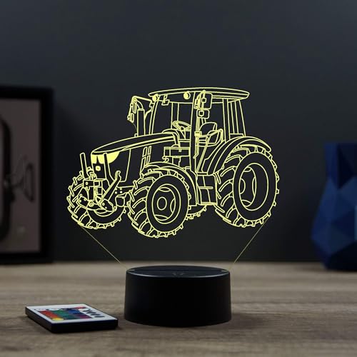 Cadeau agricole original avec la lampe 3D John Deere LED - 6