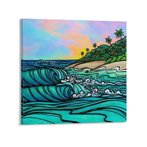 大判！ヘザーブラウンジクレーキャンバス絵画☆100枚限定・希少！ハワイで購入☆ 大判！ヘザーブラウンジクレーキャンバス絵画☆100枚限定・希少