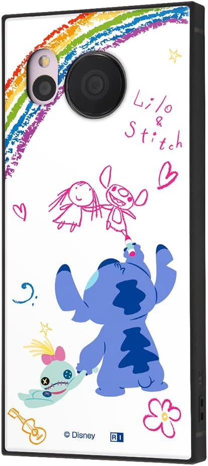 イングレム Inglem Galaxy A23 5G Case Shockproof Cover KAKU Disney Disney Lilo & Stitch/Graffiti