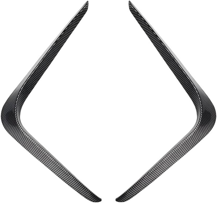 ABS Carbon Fiber Look, Front Bumper Side Spoiler Compatible for BMW 4 Series G26 M Sport 2020-2024 (Carbon Fiber Look)