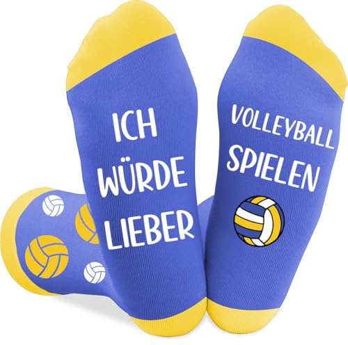 Coopyin Volleyball Geschenke für Männer und Frauen Weihnachtsgeschenke Geburtstagsgeschenk Vatertagsgeschenk Muttertagsgeschenk Volleyball Geschenk für Volleyballspieler Accessoires Lustige Socken