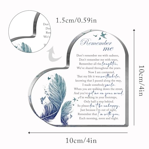 Sympathy-Gift-Loss-of-Loved-One-Loss-of-Family-Member-Condolence-Gifts-Sentimental-Gifts-for-Home-Table-DecorationsCrystal-Acrylic-Paperweight-Remembrance-Remember-me Sympathy Gift Loss of Loved One Loss of Family Member Condolence Gifts Sentimental Gifts for Home Table DecorationsCrystal Acrylic Paperweight Remembrance Remember me