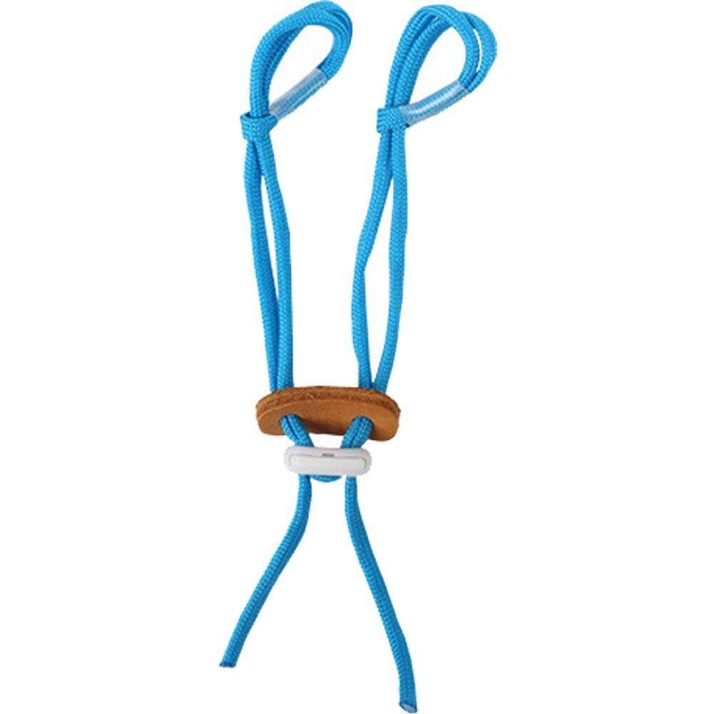 Wudaizhi Blue Archery Finger Sling Adjustable Recurve Bow Fingersling Archery Bow Rope Hand Protection For Recurve Bow Replacement Accessories