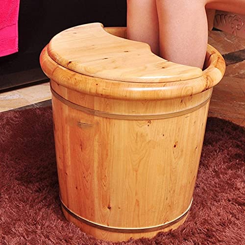 Spa de pies de madera con masaje y tapa 41 cm miniatura 5