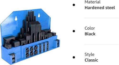 Miniatura 7 de HFS (R) Kit de sujeción de abrazadera de sujeción para fresado Bridgeport (ranura de 716 pulgadas 38 pulgadas)