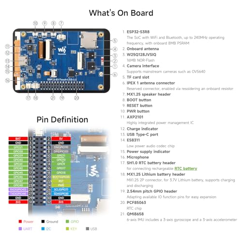 Module ESP32-S3 tactile pour créer votre propre terminal de contrôle sans câblage complexe - 7