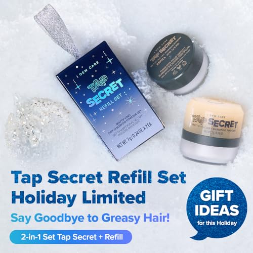 Image of I DEW CARE Tap Secret Mattifying Dry Shampoo Powder - Refill Set