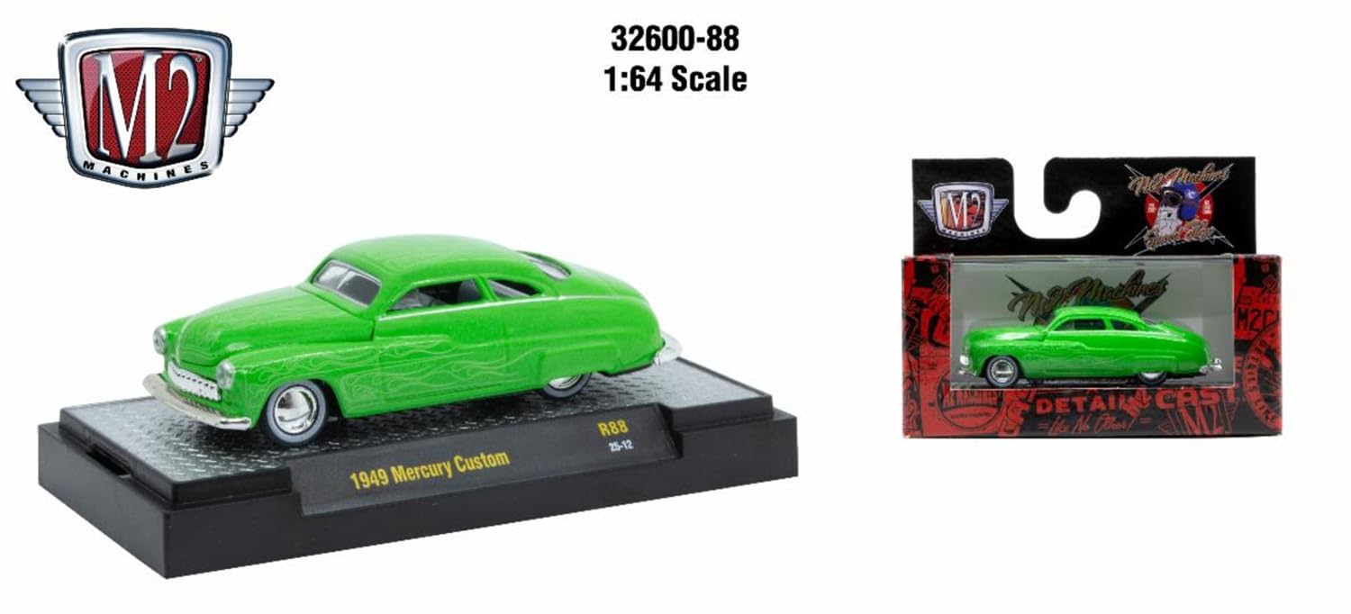 M2 Machines Detroit Muscle Speed Shop 32600-88 1949 Mercury Custom