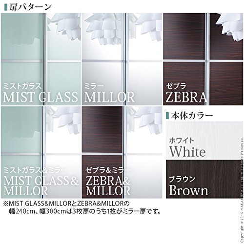 Amazon｜クローゼット アルミフレーム大型スライドドア (サローネ