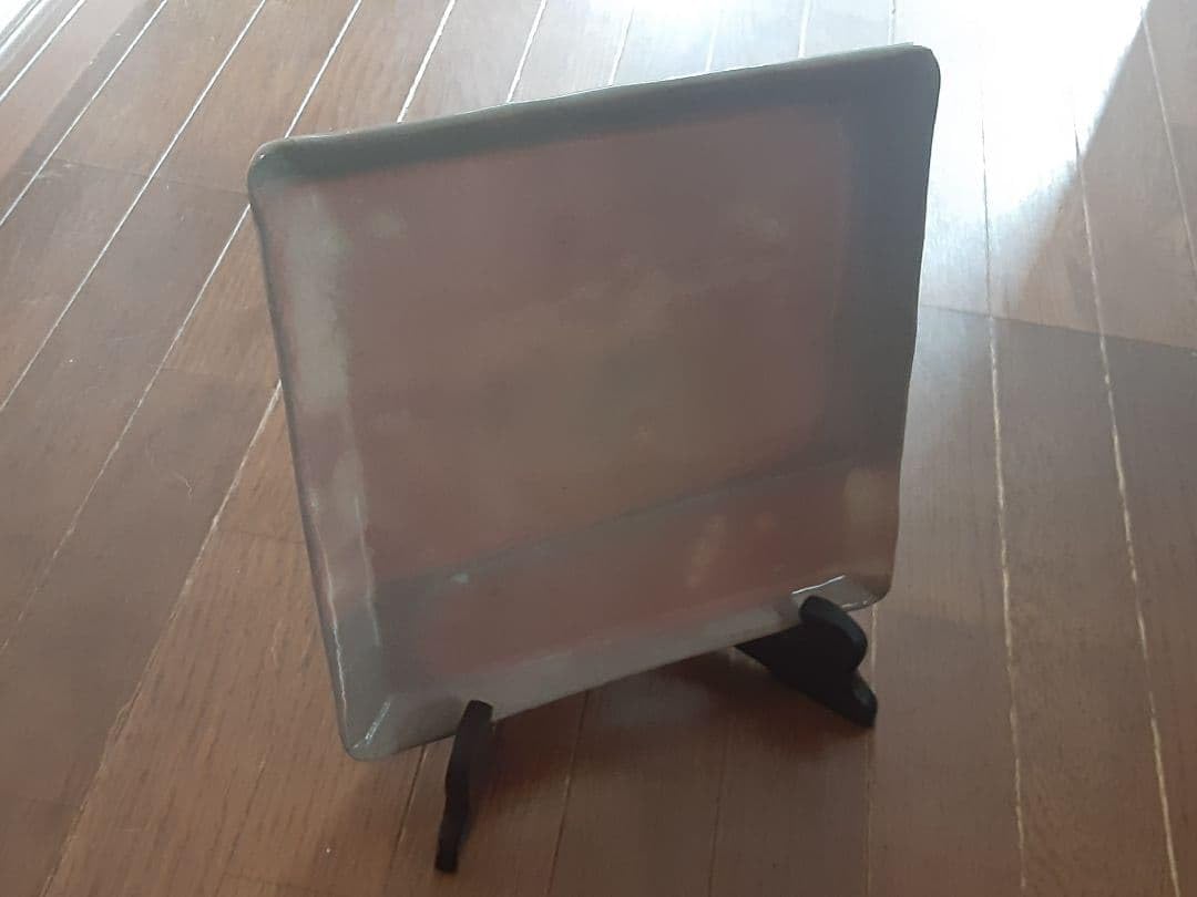 カメイガラス 赤被せ 薩摩切子皿 菱宝 薩摩切子復刻 藍色切子酒瓶 L-F