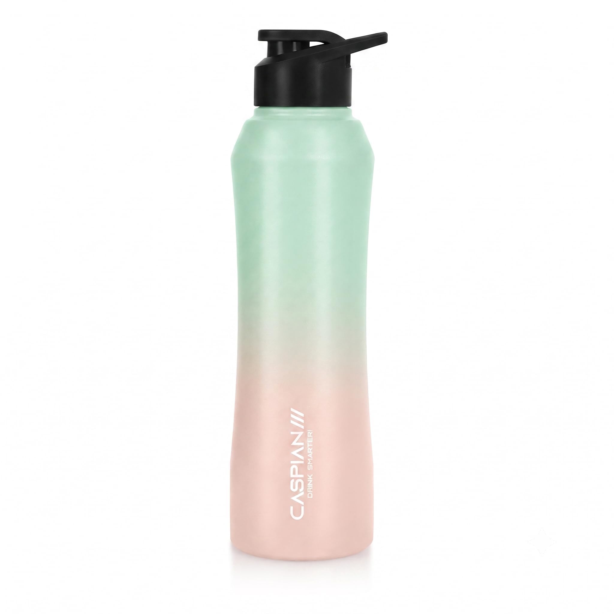 Caspian Trek Customised Stainless Steel Water Bottle 1L, C-Candy with Logo Print - Personalised Water Bottle with Your Name Print for Kids Boys Girls School Office Gym- Perfect for Corporate Gifting