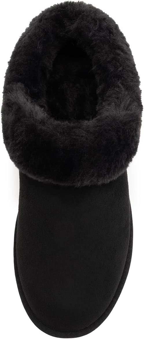 Athlefit Platform Slippers for Women Slip-on Winter Warm Fuzzy Fluffy Suede Slippers Shoes for House Indoor and Outdoor - Image 6