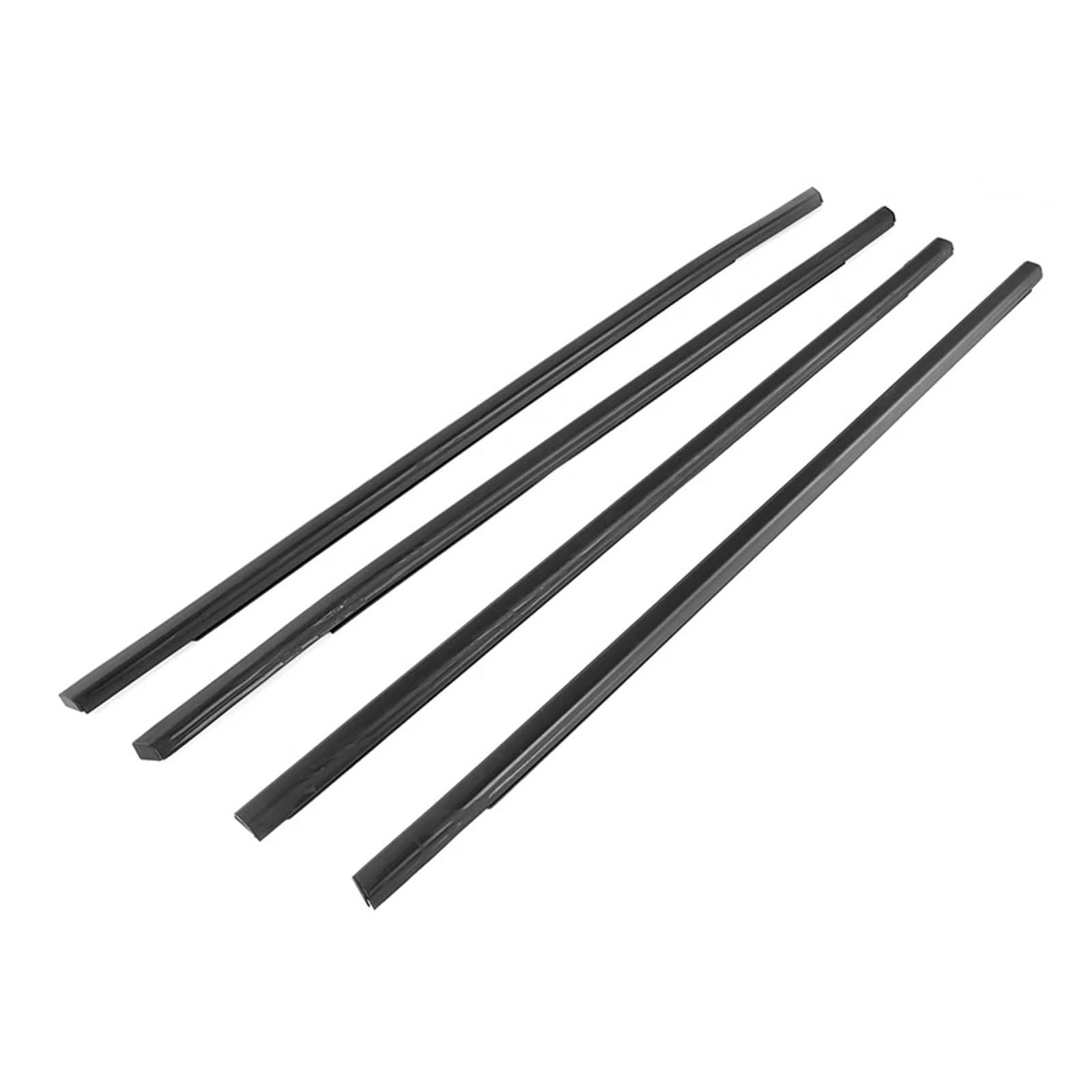4PCS Car Window Weatherstrip Glass Window Rubber Seal Moulding Trim Fit for Civic 2006-2019(for Civic 2016-2019)