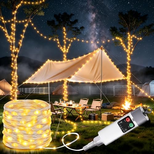Joomer Camping String Lights, Camping Essentials Gear 66FT...