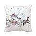 Poszewka na poduszkę Kopciuszek vintage kwiat wózek na urodziny koń ślub rylot poszewka na poduszkę zapinana na zamek poszewki na poduszki nadruk poszewka na poduszkę na kanapę prezent salon 45 x 45 cm