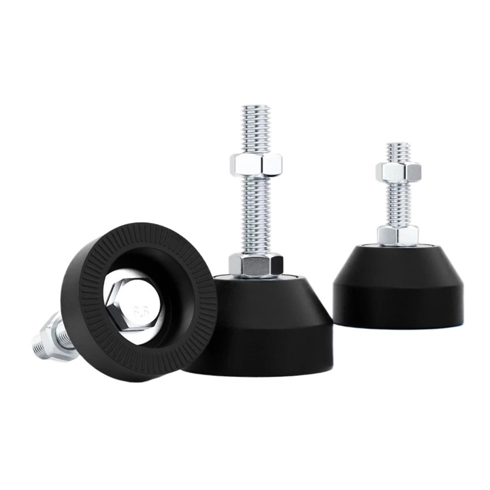 Niveladores de Muebles Pies, Pies Niveladores De Muebles Ajustables Base Giratoria Acero Al Carbono M6-M16 50-200 Mm 40-80(63mm,40-M12(10pcs))