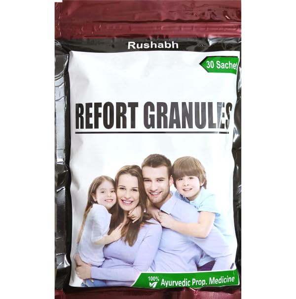 REFORT GRANULES-30Sachets,Helpful in Weight gain-By Gaharwar Pharma