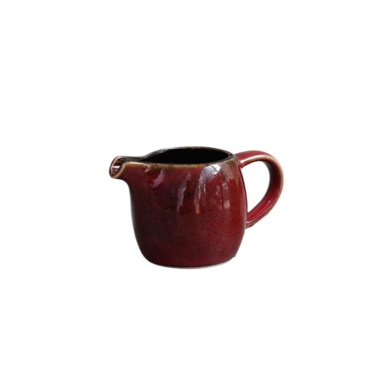 Ensemble de 2 pièces en céramique avec poignée : Pot à Lait, saucière, Tasse à Eau, pichet, crémier, Pot à café, Pot à Sucre, Sauce, etc. Idéal pour la Cuisine et Les Plats à Condiments.