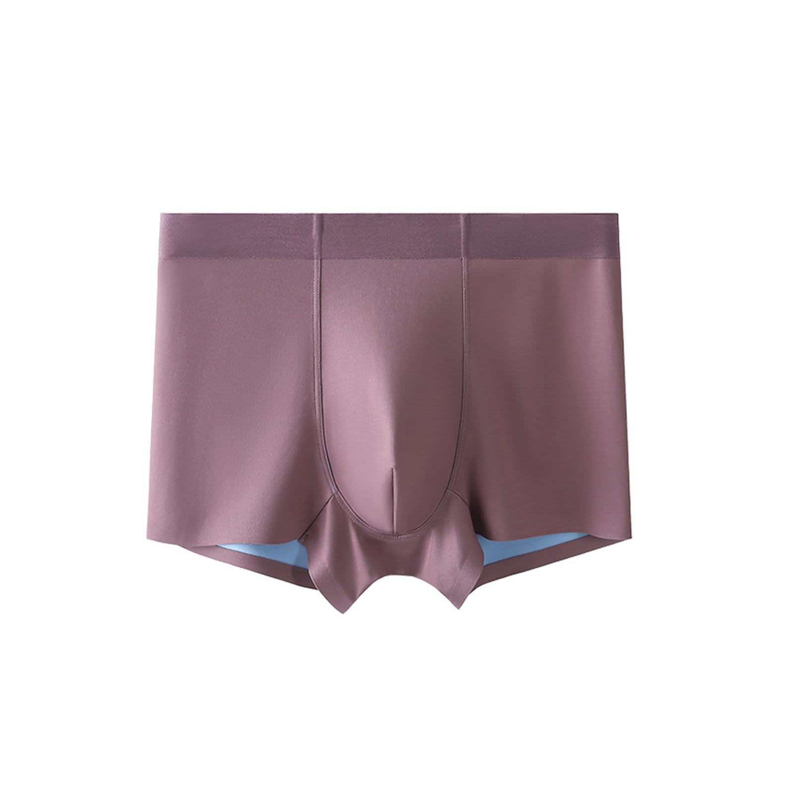 FKGJKT Double-sided Men's Briefs Summer Seamless Briefs Men's Stretch Men's Briefs Fresh Breathable Boxers (Color : D, Size : 3XL)