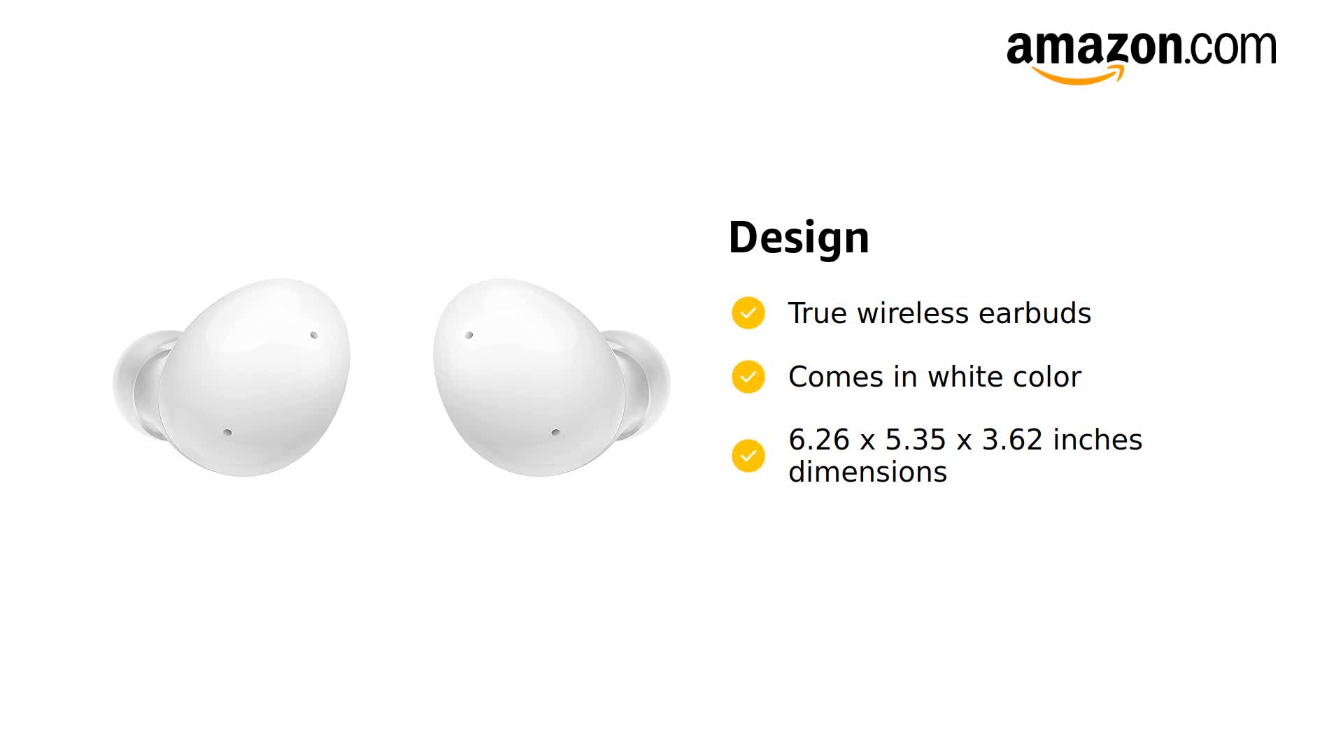 Amazon.com: SAMSUNG Galaxy Buds 2, Bluetooth Earbuds, True