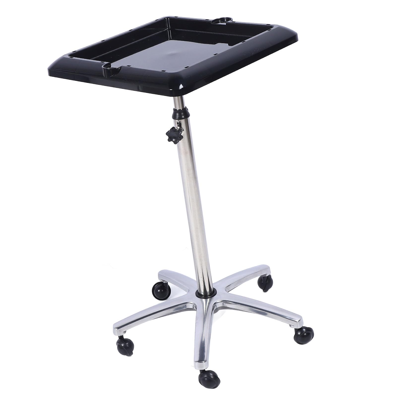 Generic Carro con Bandeja para Salón, Carro con Bandeja Rodante para Peluquero Duradero, Ruedas Flexibles, para Extensión de Cabello para Salón de Pelucas, 40 X 40 X 70 Cm a 40 40 110 Cm