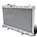 Spec-D Tuning 2 Core Dual Row Mt Aluminum Radiator Compatible with Subaru Impreza Wrx/Sti 2002-2007