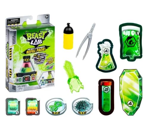 Bio Mist Refill Pack, Includes 2 Experiments,Ages 5+,Weapon and 50+ Bio Mist Reveals (1 Pack), Green