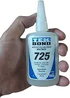 Adesivo Instantaneo TekBond 725, 100g A - Bico Antientupimento, unidade