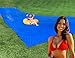 Make-A-Slide. Giant Blue Plastic Water Slides for Adults - 100, 75, 50 Feet Long Heavy-Duty Slip and Slides Water Tarps (75 Foot Slide)
