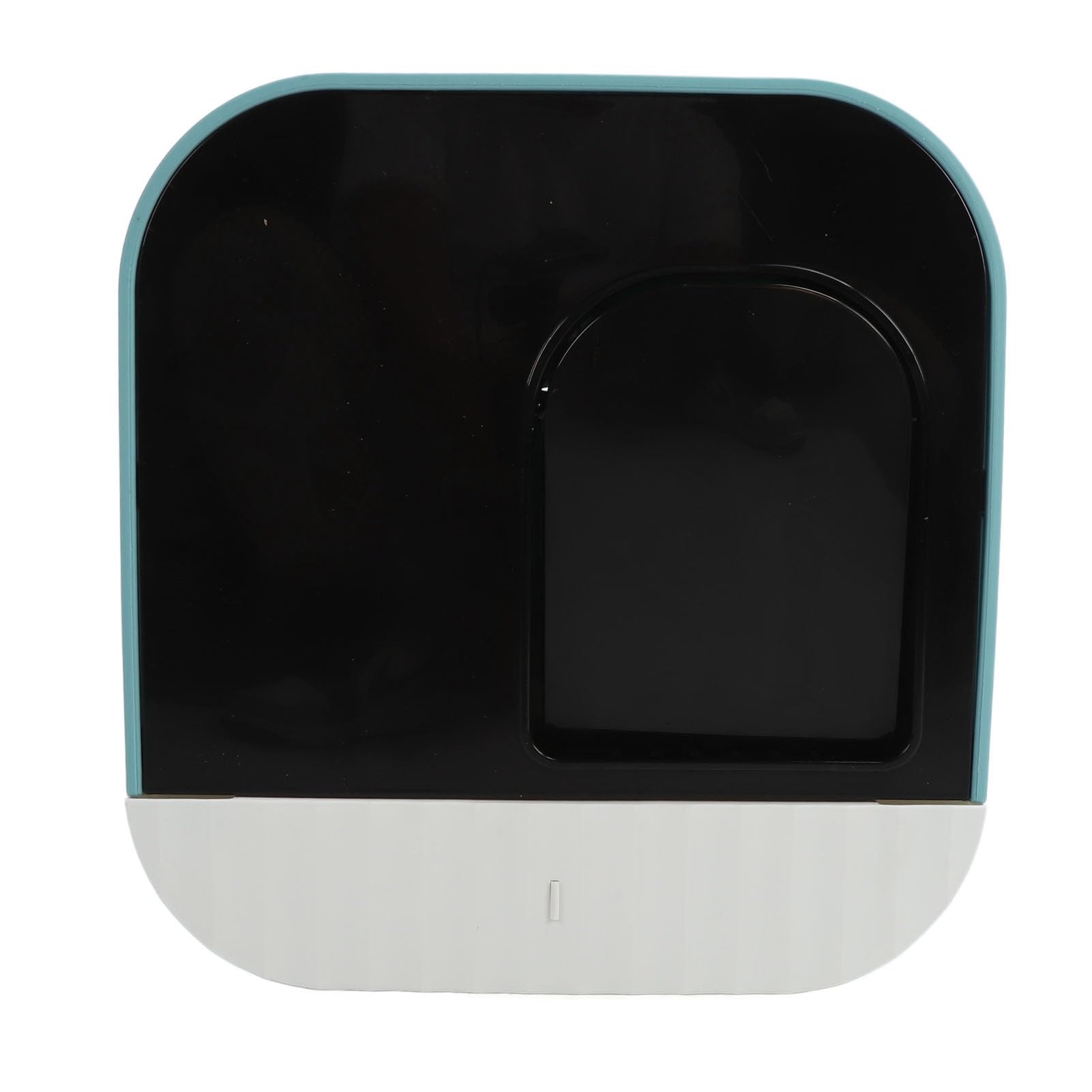 Arenero cerrado para gatos con control de olores, bandeja grande con tapa para gatitos, inodoro tipo cajón para gatos con pala para (Azul)