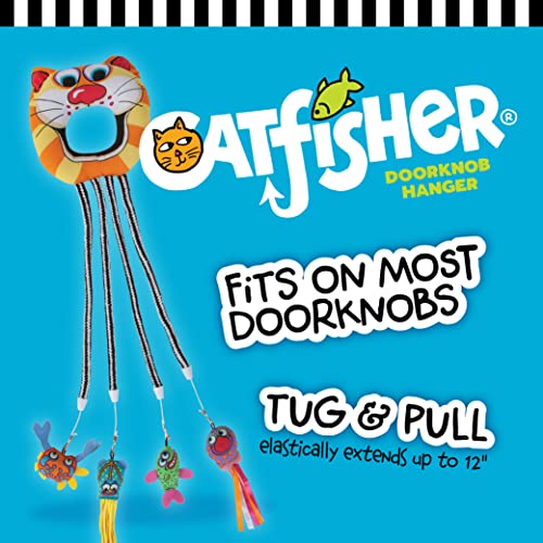 Fat Cat Catfisher Doorknob Hanger #TOP1