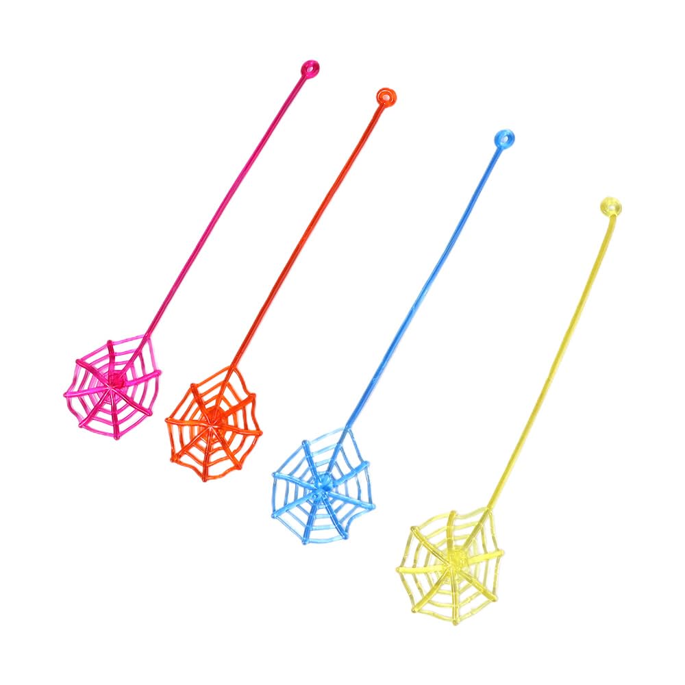 Vctitil 10pcs Sticky Spider Web Party Decoration Fun Stretchable Children's Toys Children's Novelty Toys Elastic Spider Web