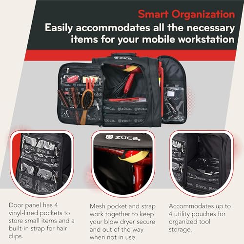 ZUCA Artist Backpack with Four Vinyl-Lined Utility Pouches3