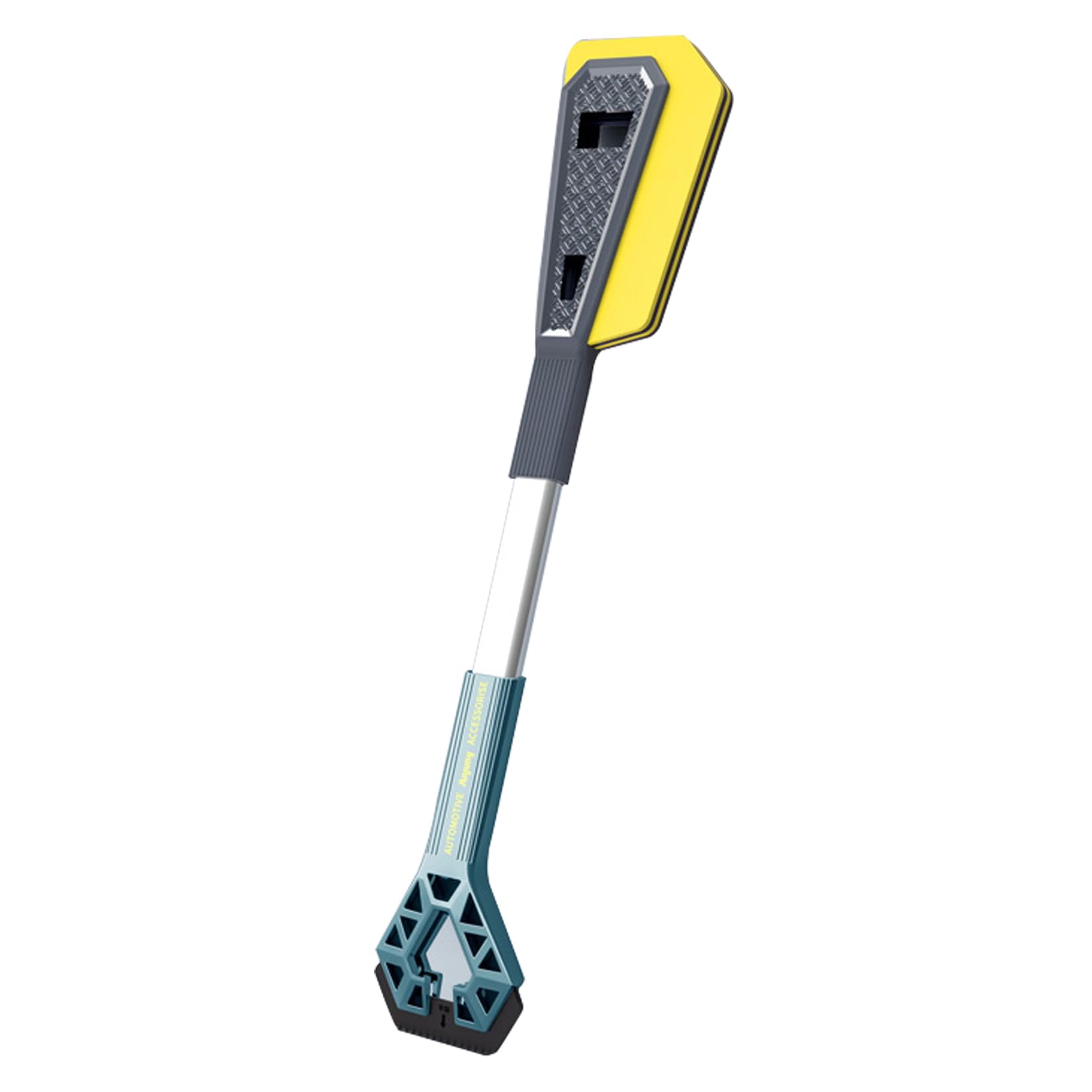 YUHANG Grattoir à Glace Détachable Multifonctionnel,Brosse à Neige sans Poils,Alliage d'Aluminium avec Poignée Antidérapante pour Gratter la Neige,la Glace,Le Dégel et l'eau,67 cm
