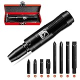 BLACKROBOT 1/2 Inch Drive Impact Screwdriver Set,CR-V, Hand Manual Reversible Impact Driver Set Extractor,5/16 Inch Bit Adapter with S2 Steel Bits,10Pieces,Disengage Rusted Fasteners or Frozen Bolts