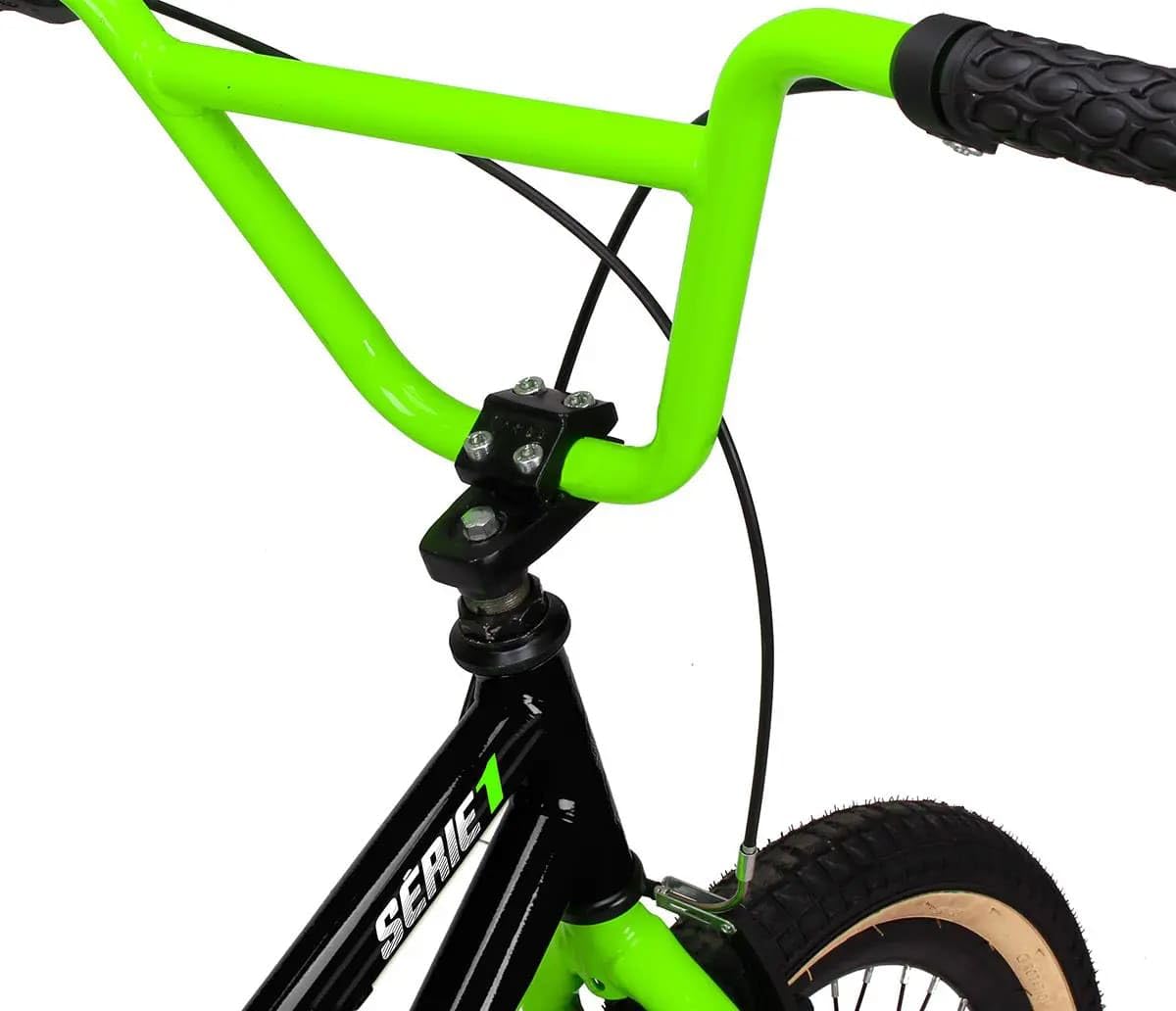 Bicicleta Aro 20 BMX PRO X S1 Pneus Faixa Bege V-Brake e