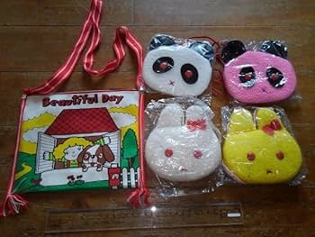 Amazon.co.jp: 昭和レトロ 昔のポシェット バッグ 財布 パンダ