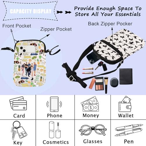 ENSIANTH Movie Fan Crossbody Bag Pineapple -Comedy TV Show Inspired - Psychos Lover - I've Heard it Both Ways Gift3