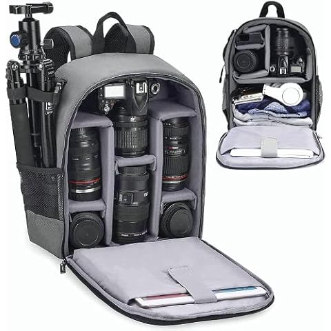 Mochila para cámara Cwatcun 2.0 Gris, S Cover